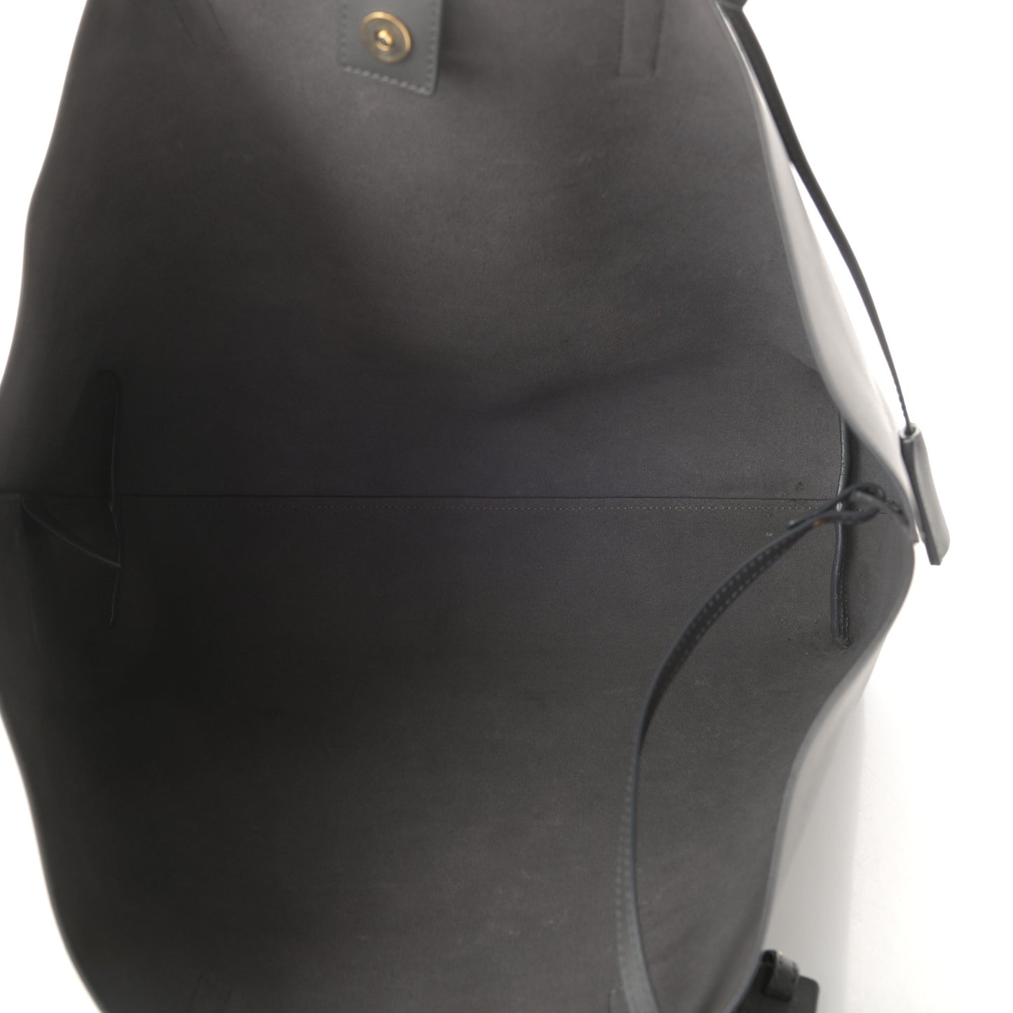 Calfskin Large Shopping Tote Dark Grey