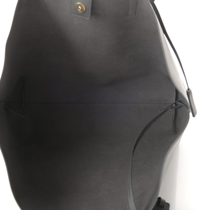 Saint Laurent Calfskin Large Shopping Tote Dark Grey 5 of 9