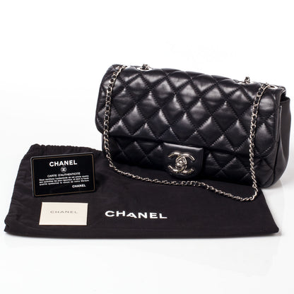 Chanel Lambskin Medium Coco Rain Flap Black 13 of 14