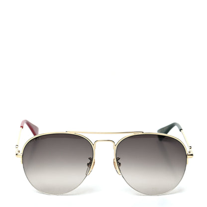 Gucci Aviator Sunglasses GG0107/S Green Red 2 of 7