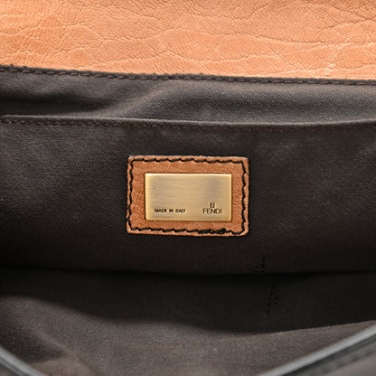 Fendi Nappa Patent B Bag Osso Black 6 of 10
