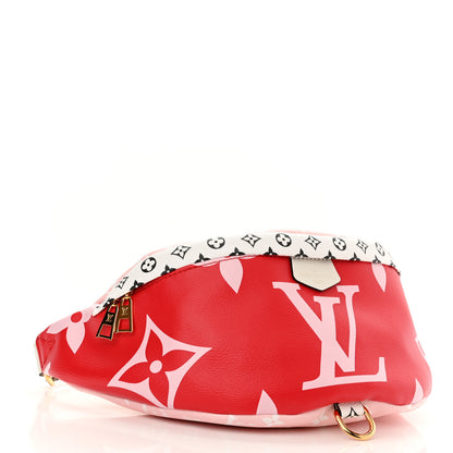 Louis Vuitton Monogram Giant Bumbag Rouge 4 of 9