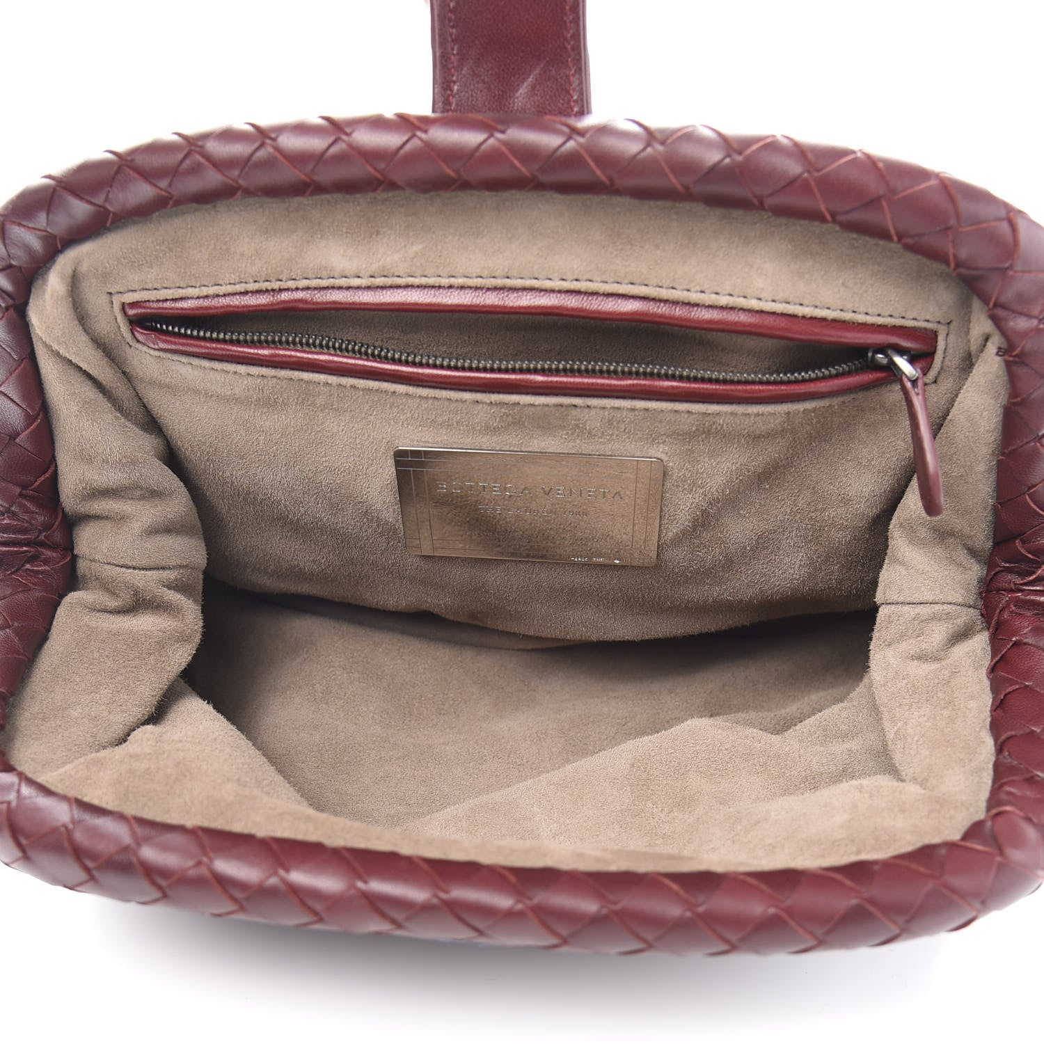 Bottega Veneta Nappa Intrecciato The Lauren 1980 Clutch Gigolo Red 5 of 9