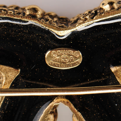 Chanel CC Brooch Gold 4 of 4