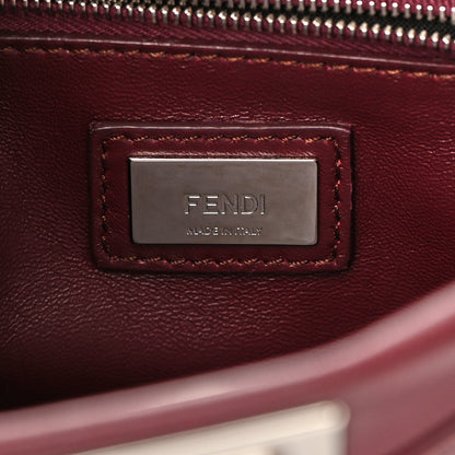 Fendi Nappa Mini Peekaboo Iconic Satchel Bordeaux 7 of 16