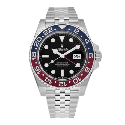 Rolex Stainless Steel 40mm Oyster Perpetual Date GMT Master Ⅱ Pepsi Watch 126710BLRO 1 of 5