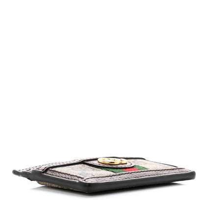 Gucci GG Supreme Monogram Ophidia Card Holder Brown 4 of 6