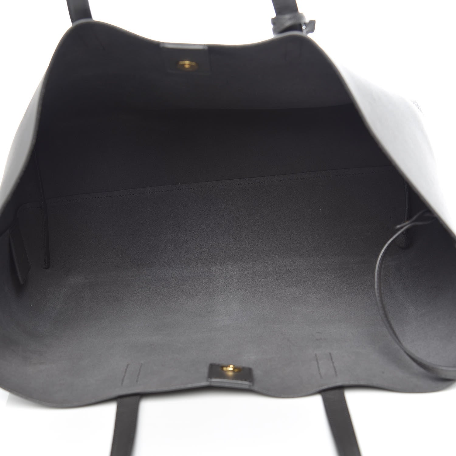 Saint Laurent Calfskin Large Shopping Tote Asphalt 6 of 11