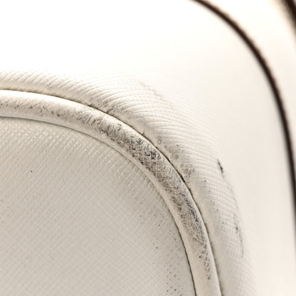 Prada Saffiano Travel Trolley Luggage White 24 of 30