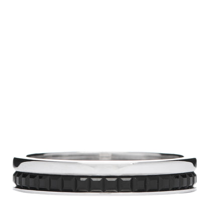 Boucheron 18K White Gold PVD Quatre Black Edition Wedding Band Ring 56 7.5 3 of 5