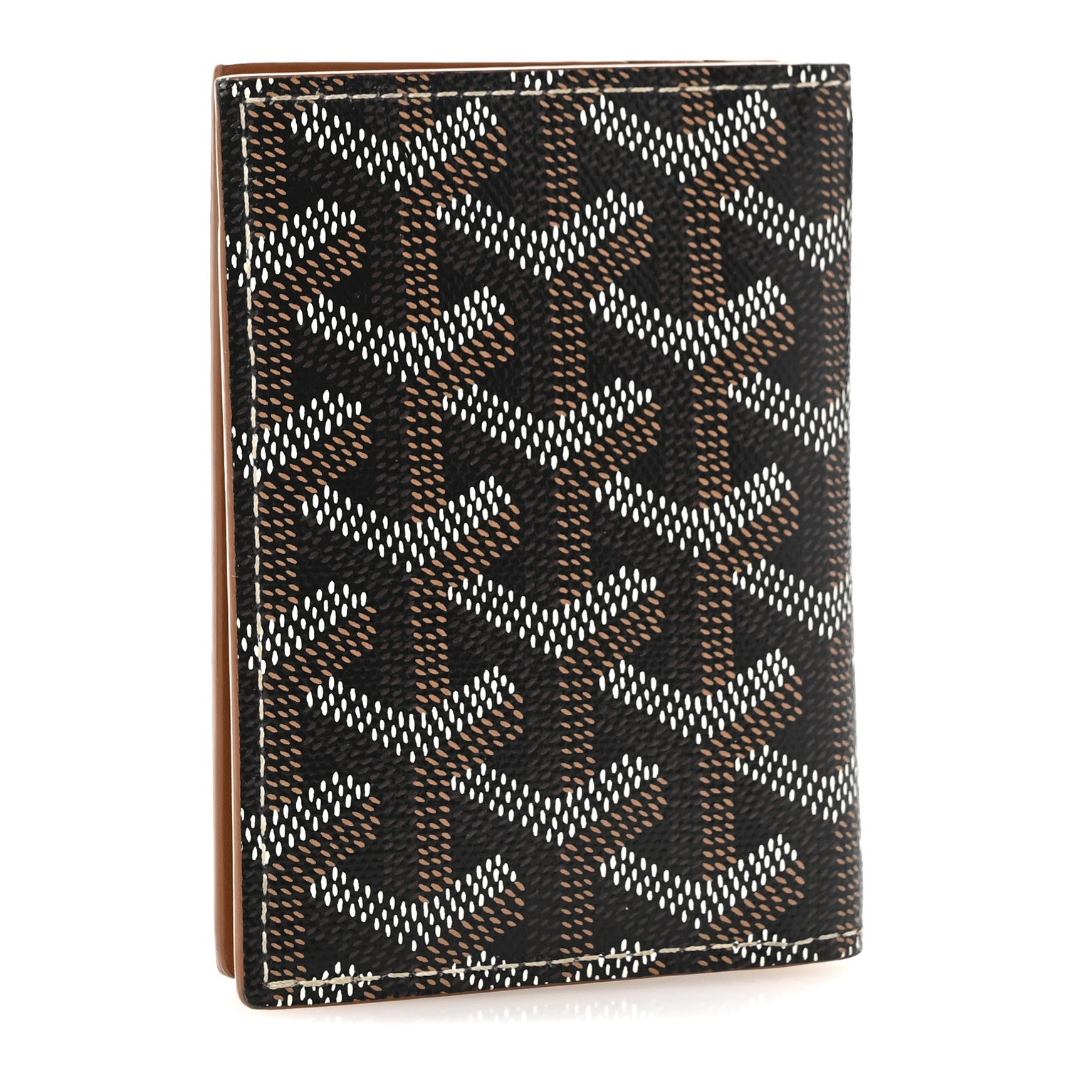 Goyard Goyardine Saint Marc Folding Card Case Black Gold 3 of 9