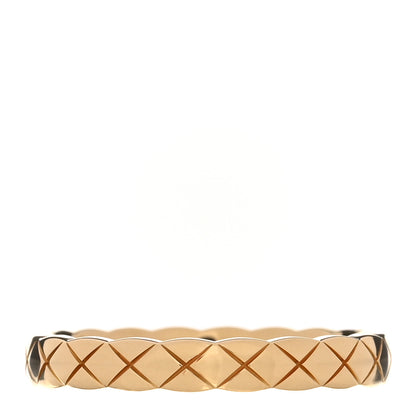 Chanel 18K Yellow Gold Mini Coco Crush Ring 58 8.5 1 of 5