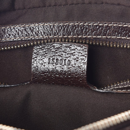 Gucci Monogram Medium Charmy Hobo Dark Brown 7 of 18