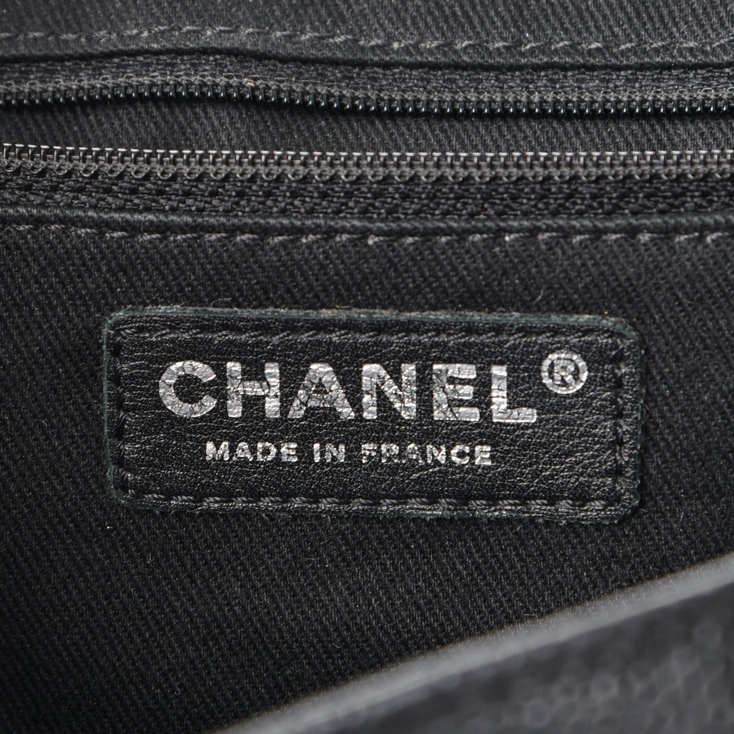 Chanel Caviar Half Moon Large Flap Black 6 of 10