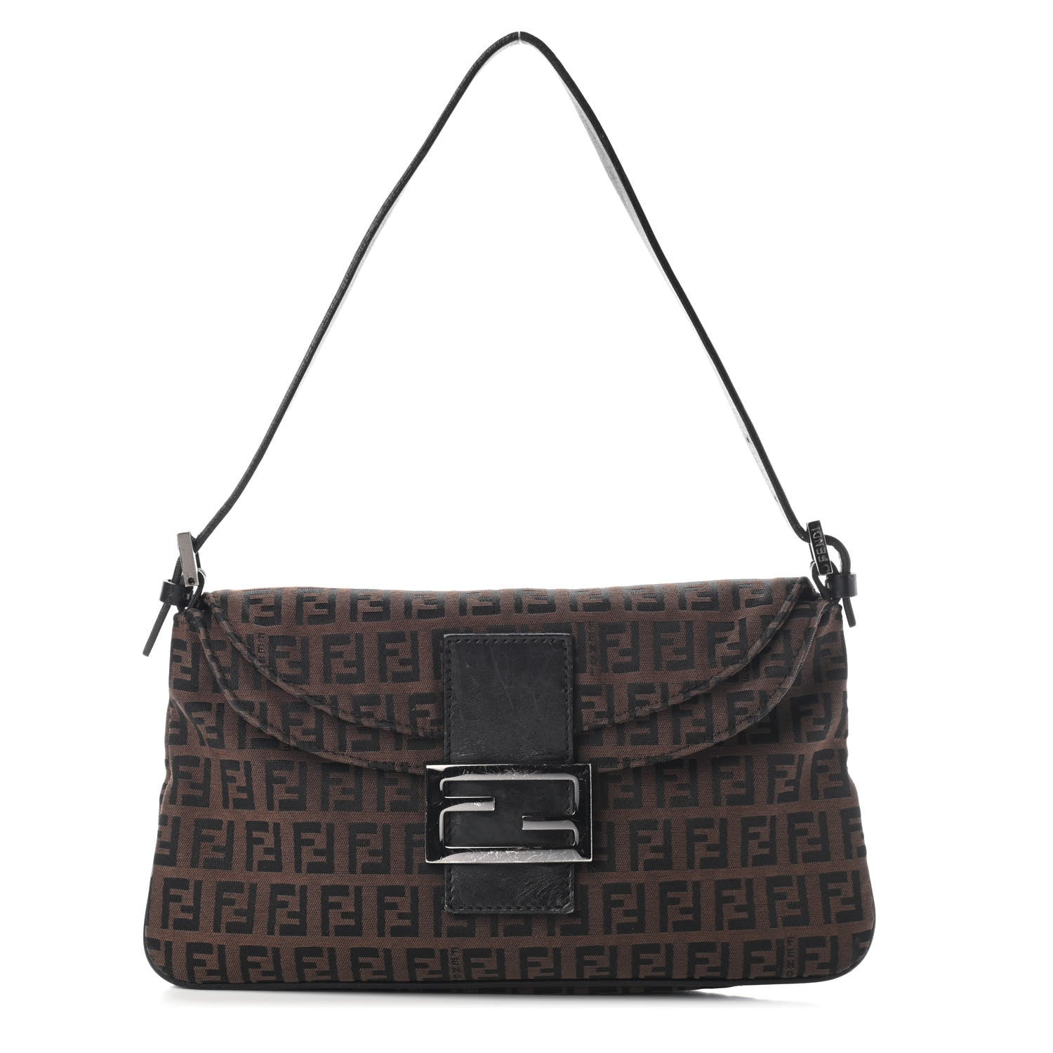Fendi Zucchino Baguette Brown 2 of 18
