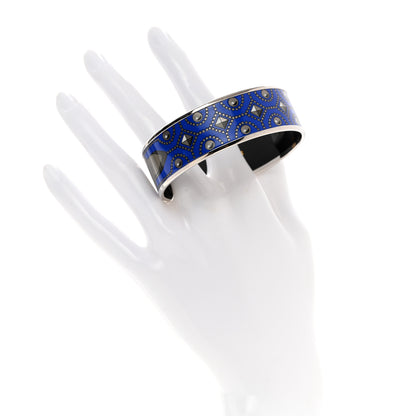 Hermes Enamel Printed Colliers de Chiens Wide Bracelet 70 2 of 5