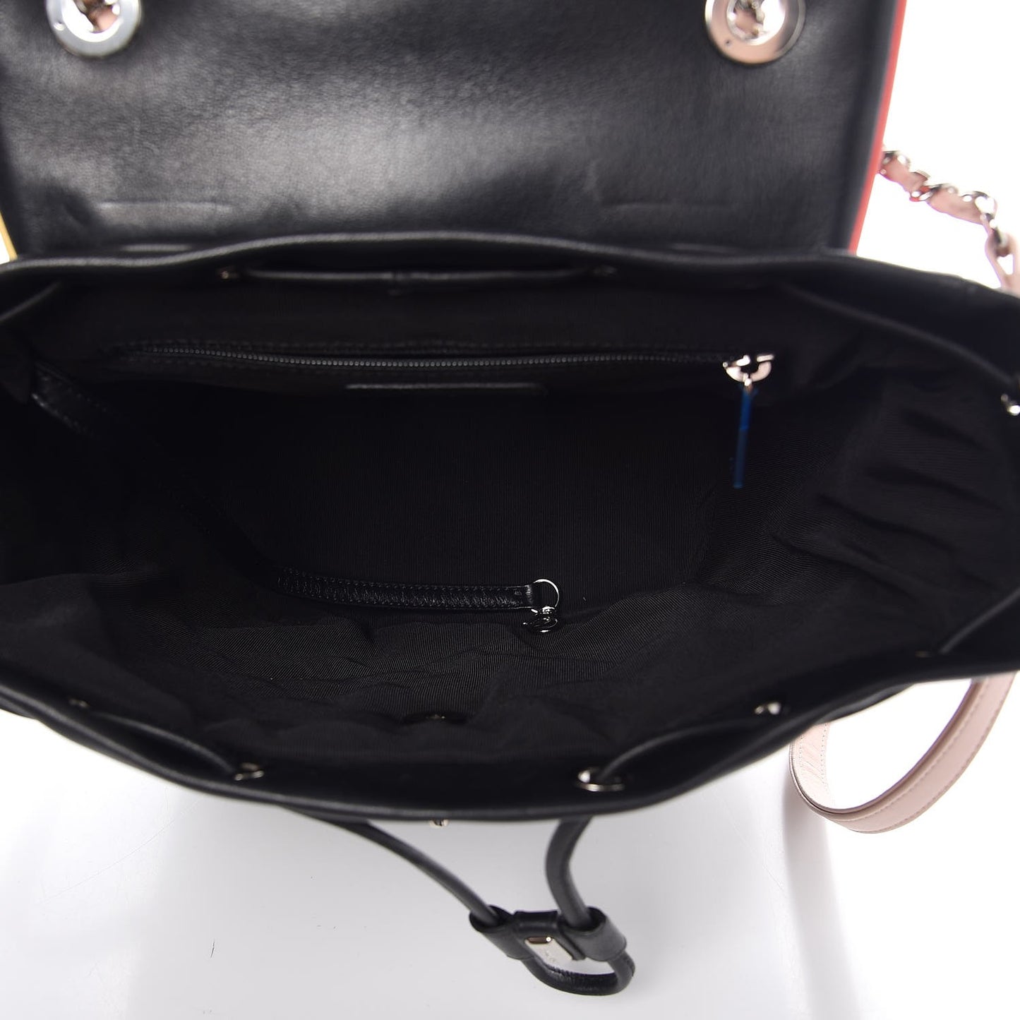 Lambskin Quilted Large Cuba Urban Spirit Backpack Black