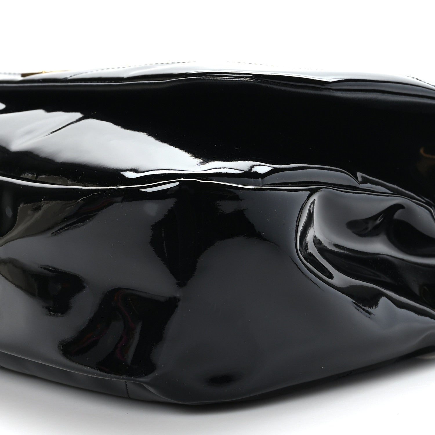 Saint Laurent Patent Matelasse Monogram Large Jamie 4.3 Black 9 of 9