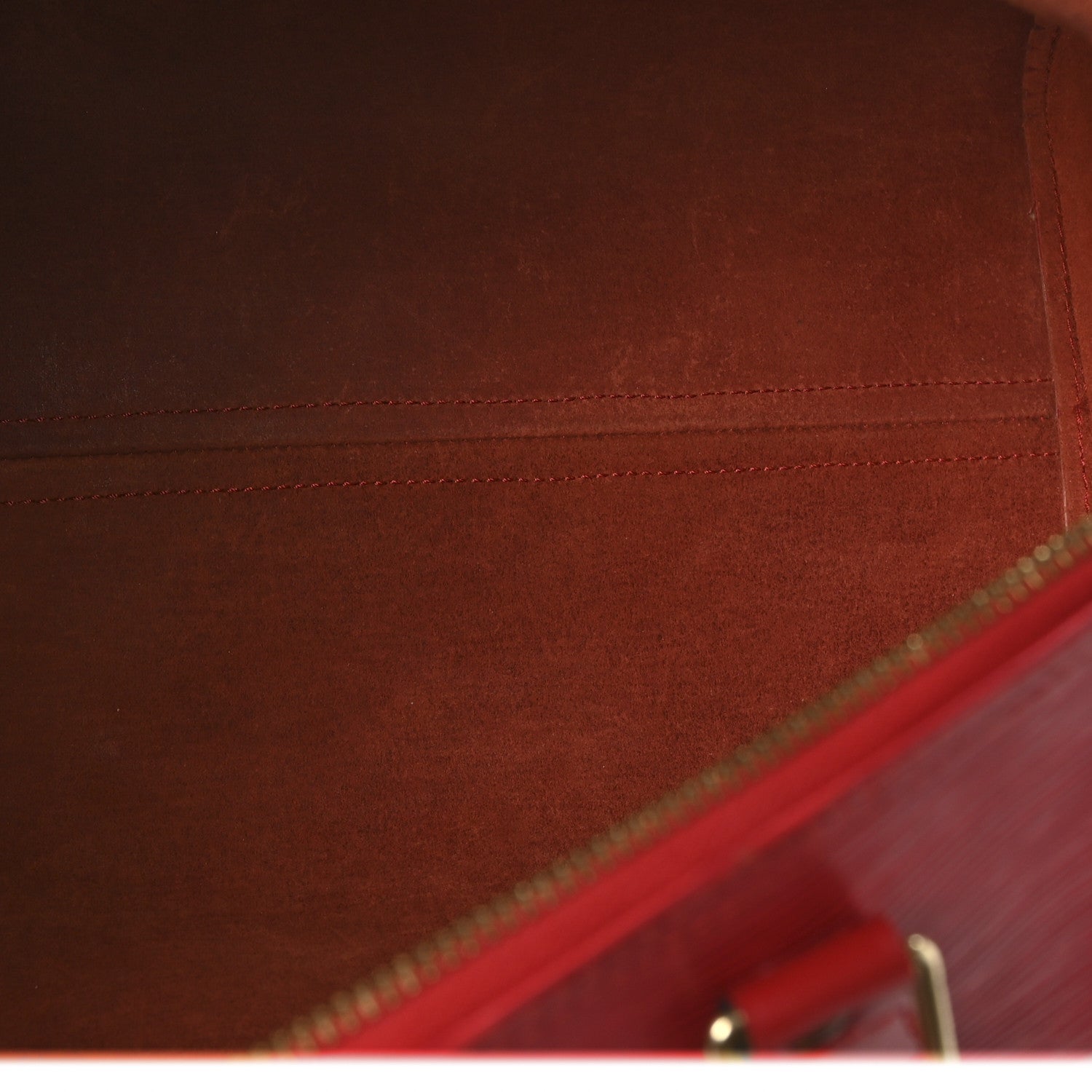 Louis Vuitton Epi Speedy 35 Castillan Red 4 of 9