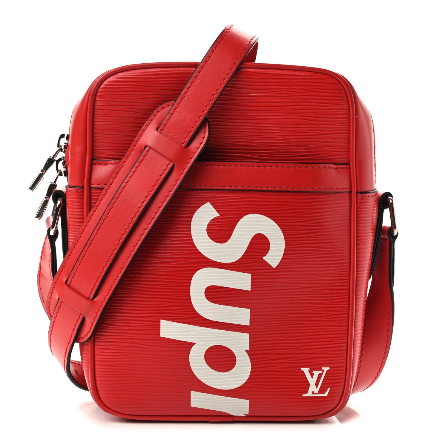 Louis Vuitton X SUPREME Epi Danube PM Red 1 of 8
