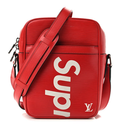 Louis Vuitton X SUPREME Epi Danube PM Red 1 of 8