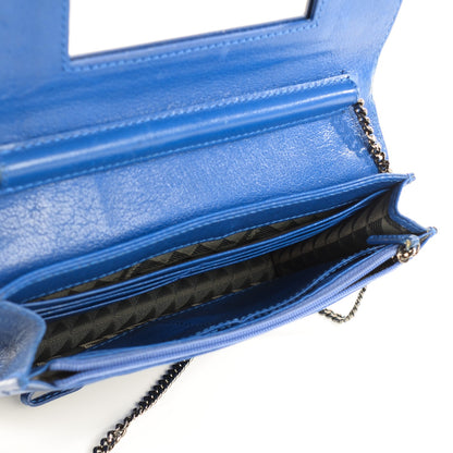 Proenza Schouler Lambskin PS1 Large Chain Wallet Royal Blue 6 of 6