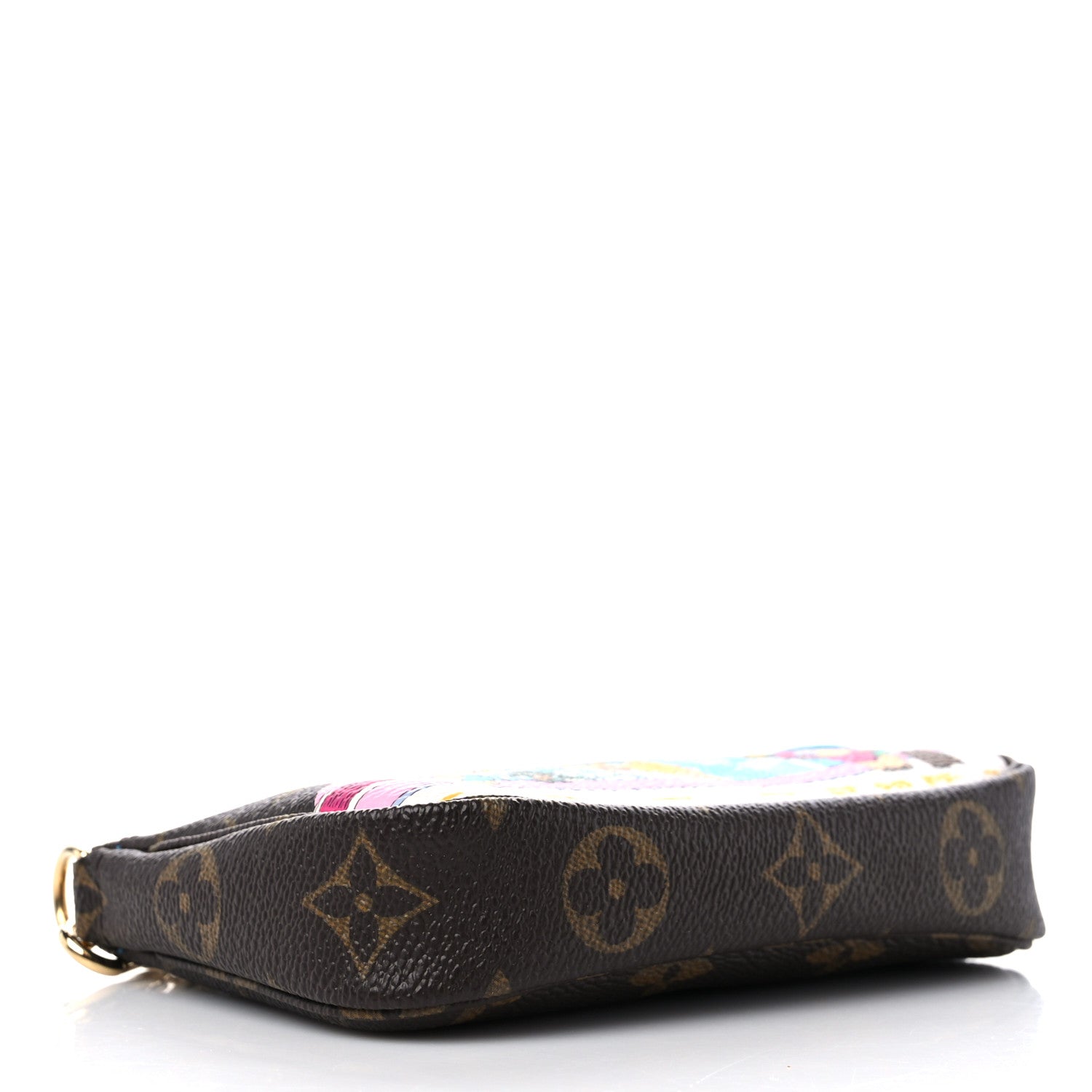 Louis Vuitton Monogram 2022 Christmas Animation Tokyo Mini Pochette Accessories Blue 4 of 9