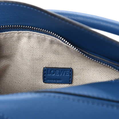 Loewe Calfskin Mini Puzzle Bag Blue 8 of 10