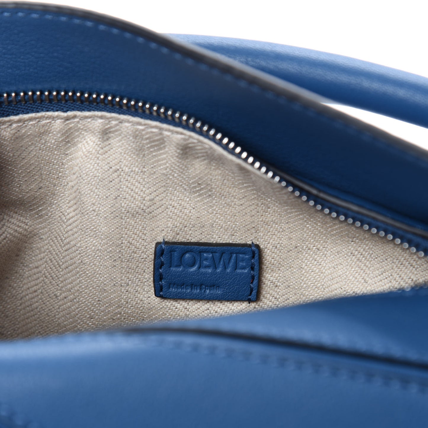 Calfskin Mini Puzzle Bag Blue