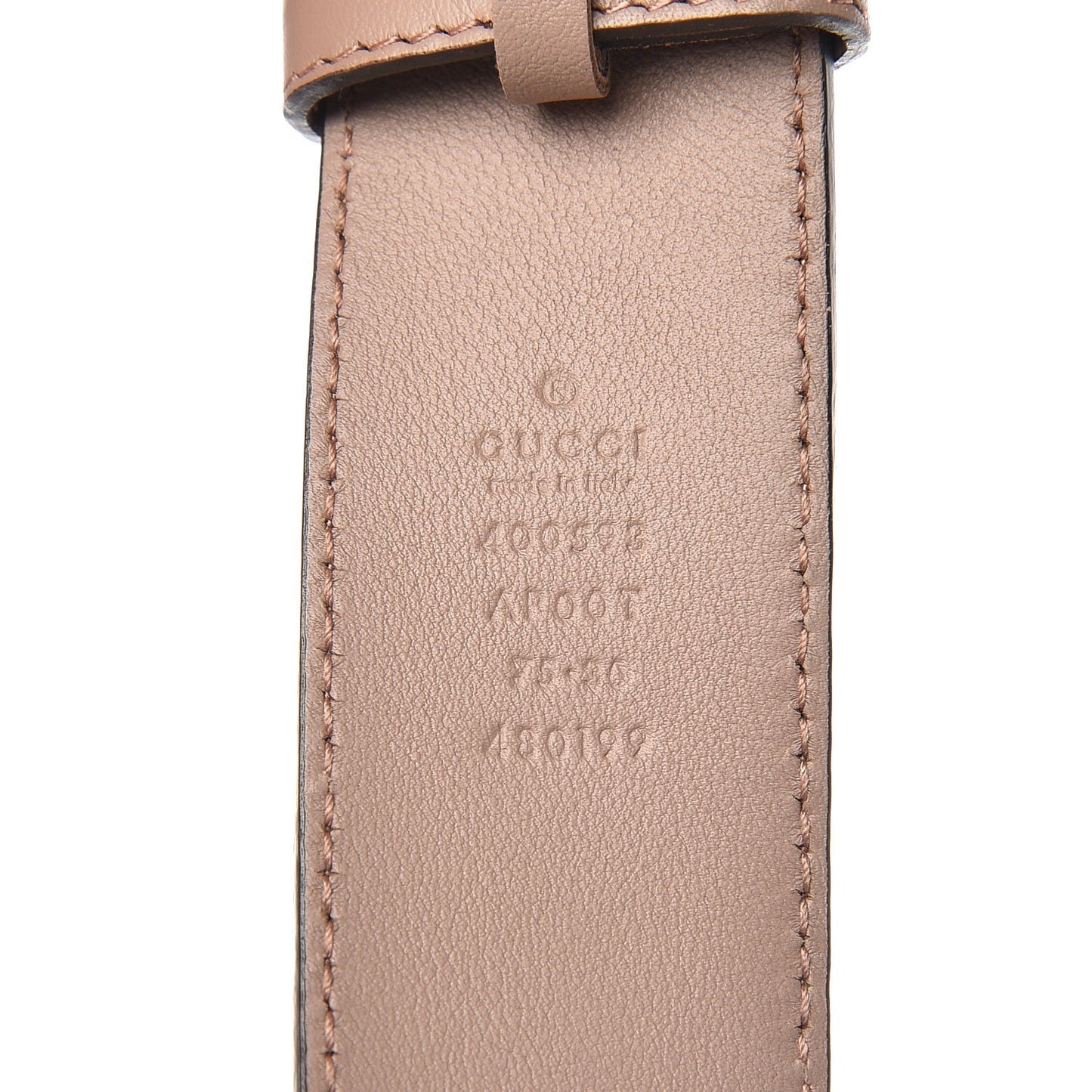 Calfskin Double G 40mm Belt 75 30 Porcelain Rose
