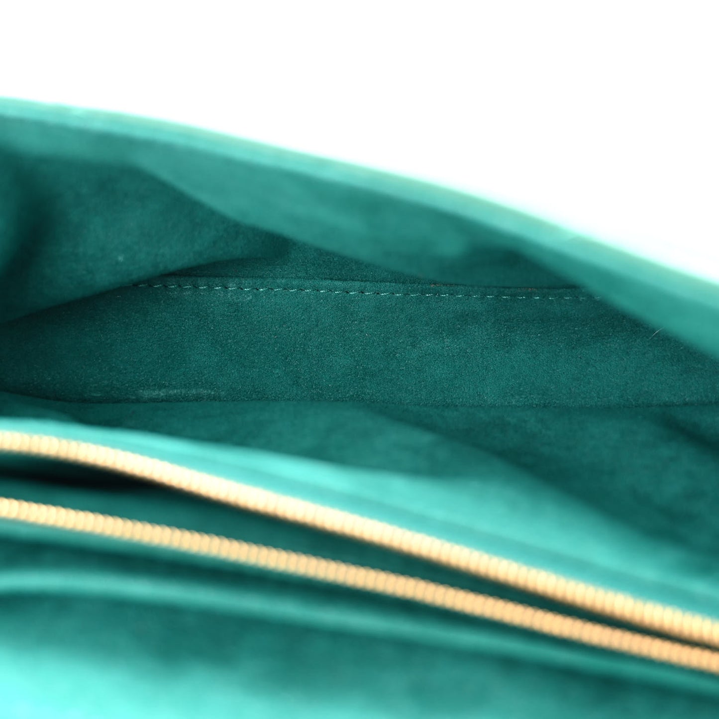 Calfskin New Wave Chain Bag MM NM Emerald