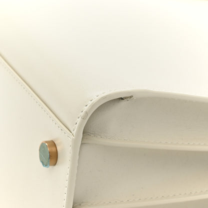Saint Laurent Calfskin Baby Sac De Jour Dove White 14 of 15