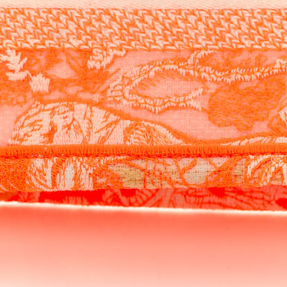 Christian Dior Canvas Embroidered Mini Toile De Jouy Book Tote Orange 16 of 17