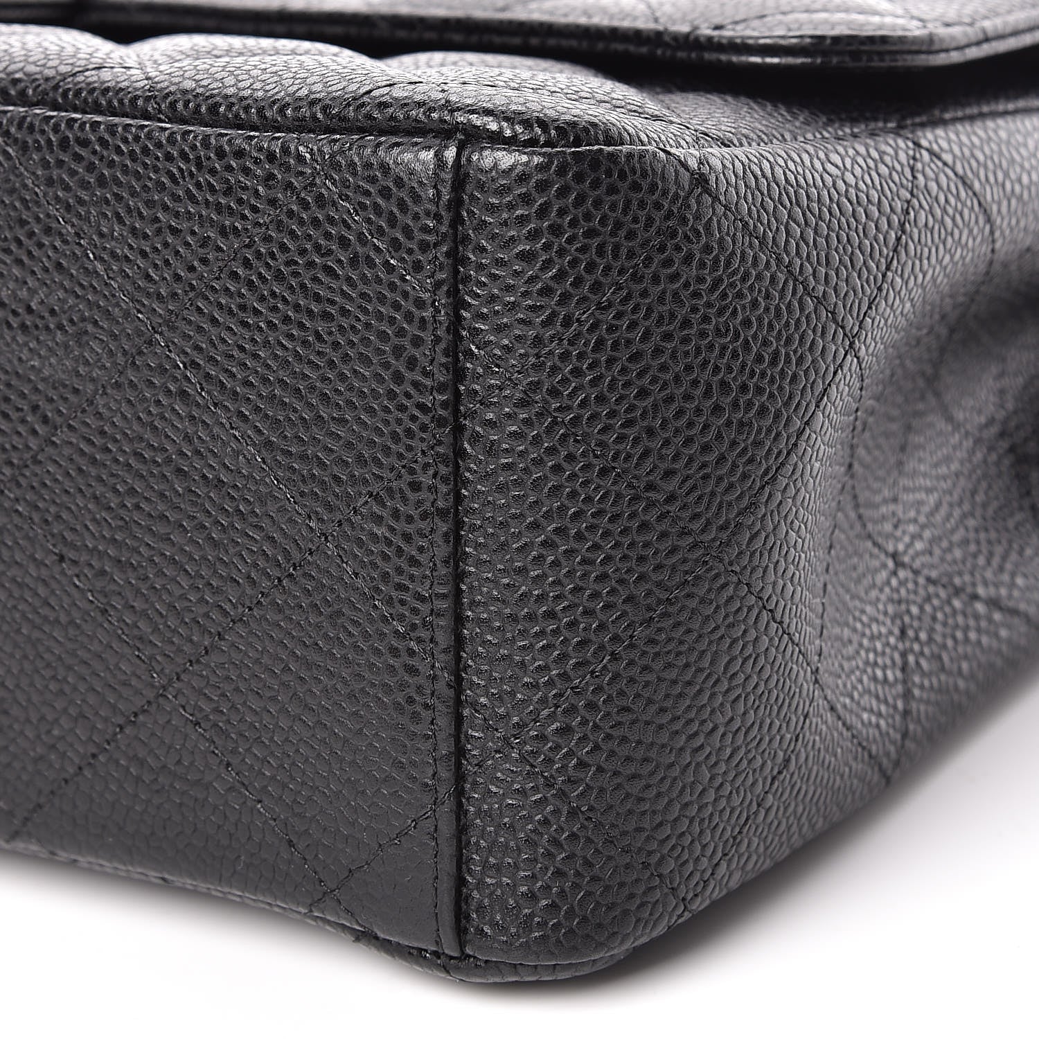Chanel Caviar Quilted Maxi Double Flap Black 10 of 12