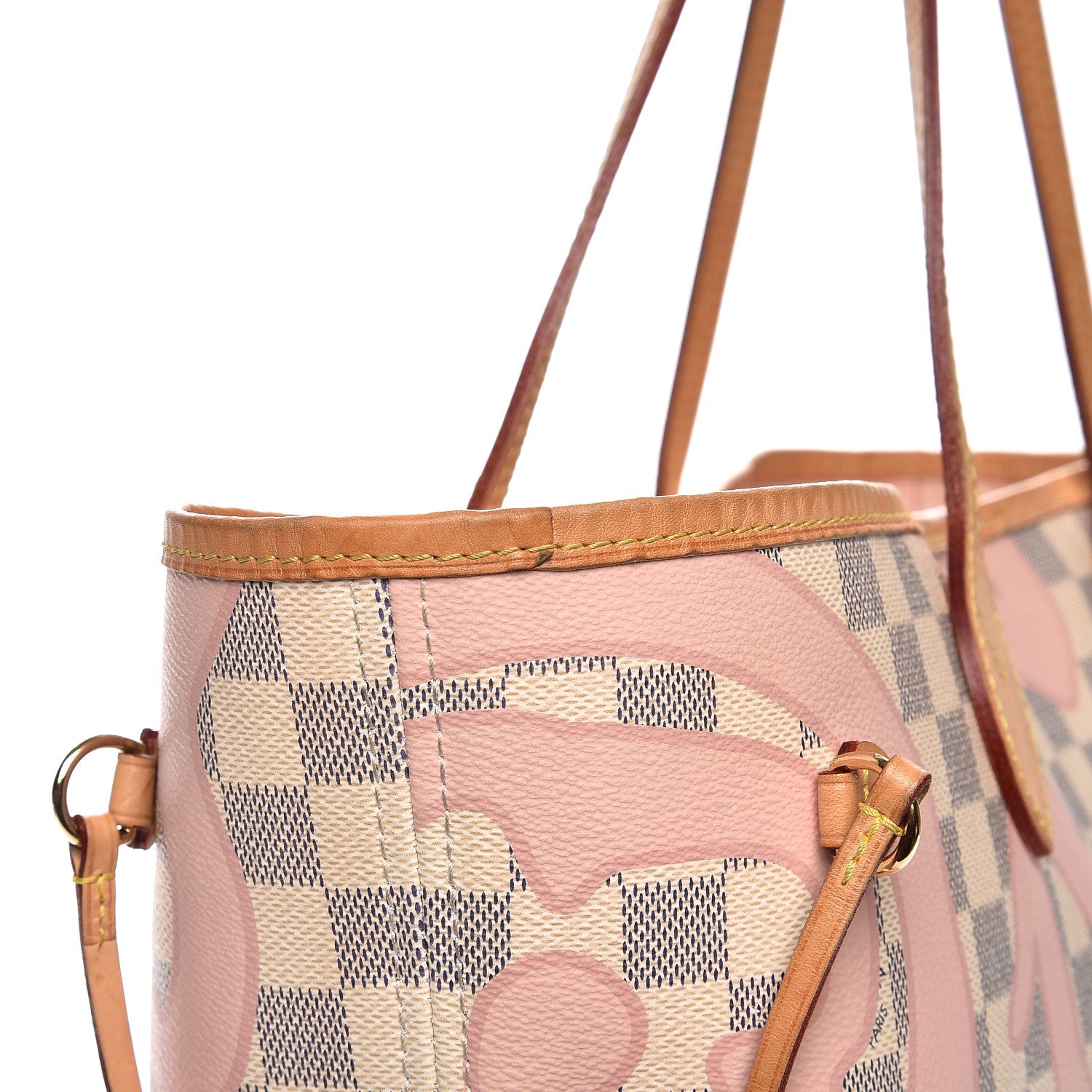 Louis Vuitton Damier Azur Tahitienne Neverfull MM 10 of 18