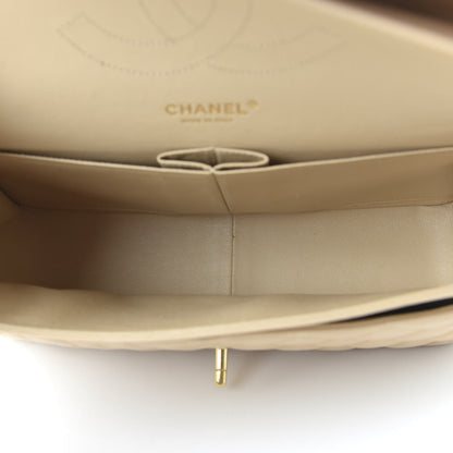 Chanel Lambskin Quilted Jumbo Double Flap Beige Clair 5 of 13