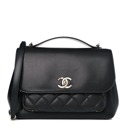 Chanel Caviar Quilted Large Business Affinity Flap Black 1 of 11