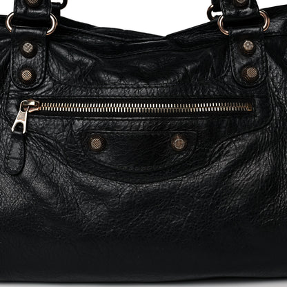 Balenciaga Agneau Giant 12 Rose Gold Hardware City Black 7 of 15