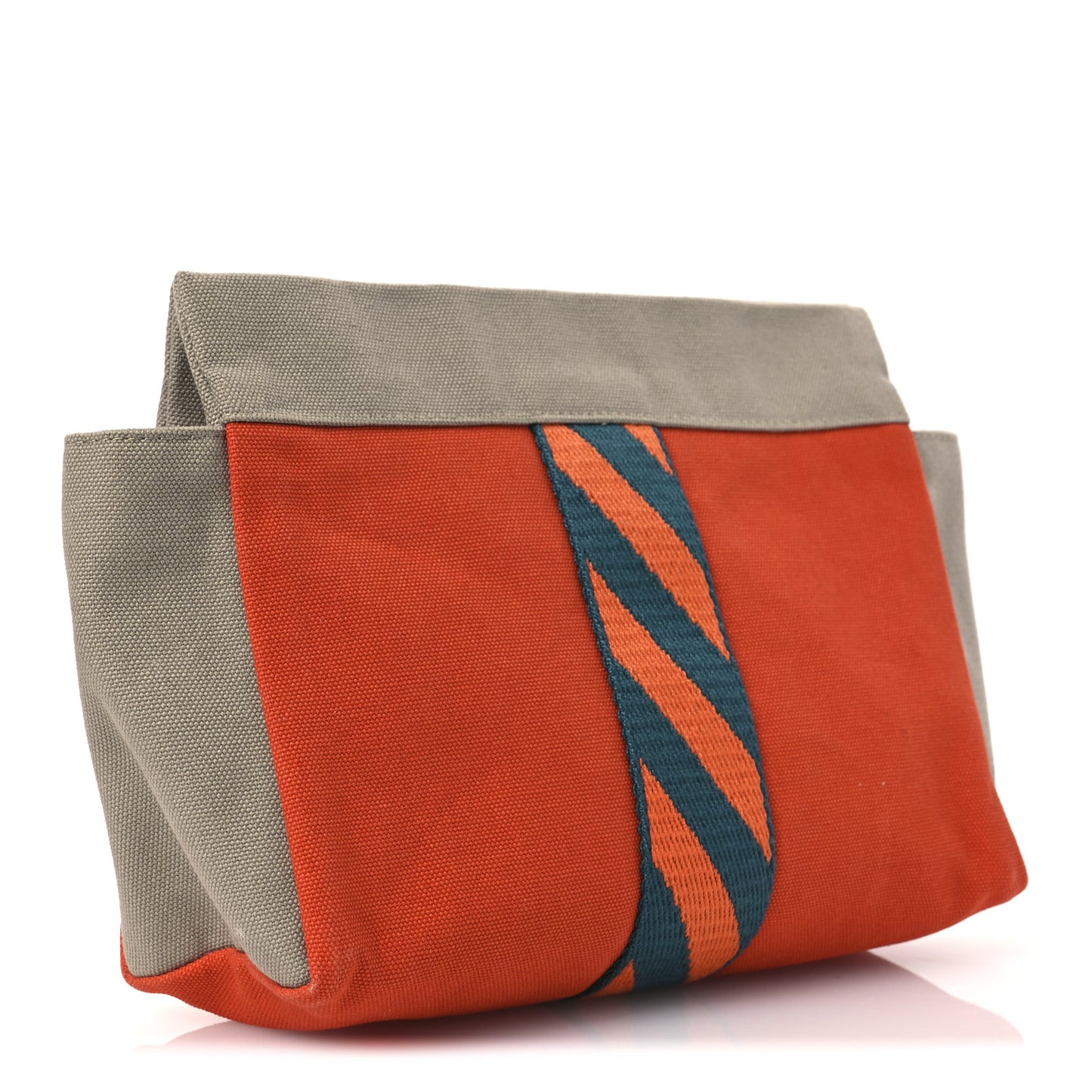 Canvas Jimetou PM Orange Feu Gris Ponce