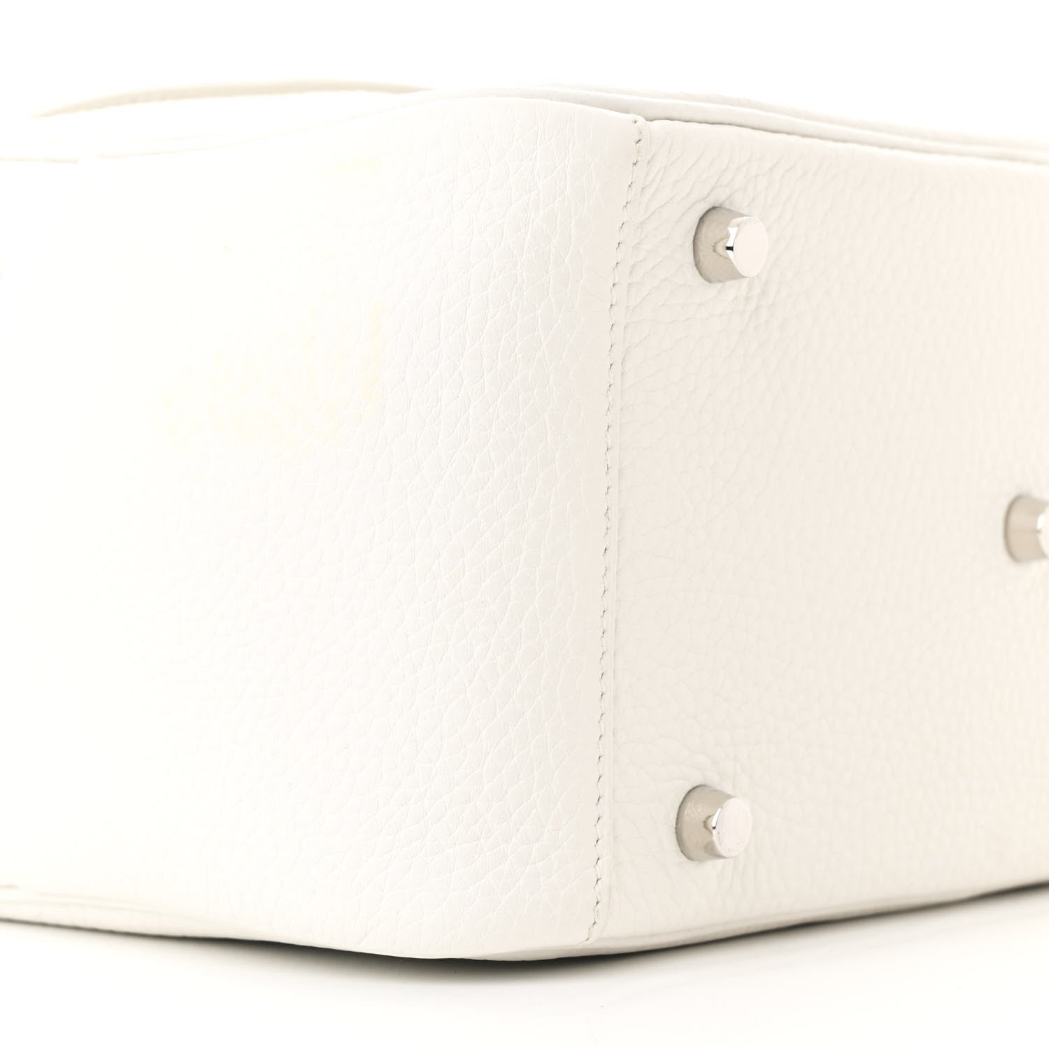 Hermes Taurillon Clemence Lindy 26 White 9 of 11