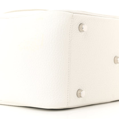 Hermes Taurillon Clemence Lindy 26 White 9 of 11