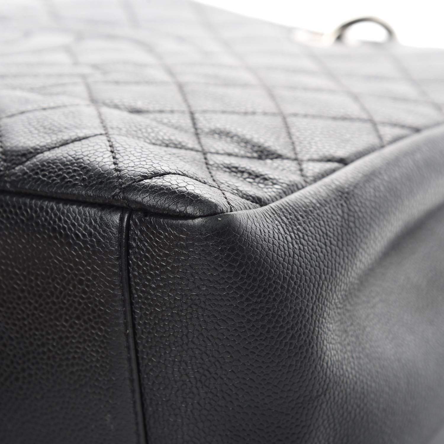 Chanel Caviar Quilted Grand Shopping Tote GST Black 10 of 14
