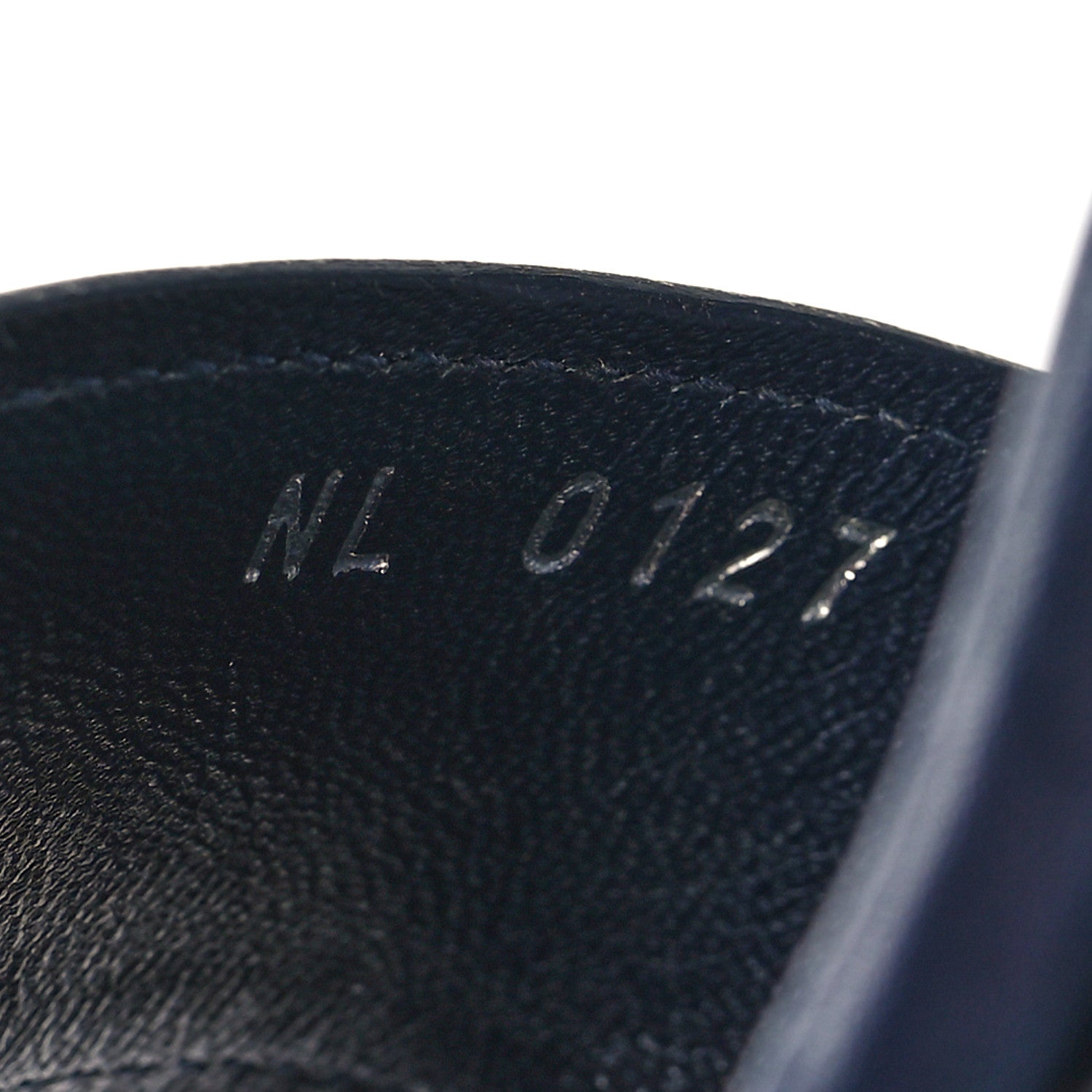 Louis Vuitton Calfskin Monogram Denim Waterfall Wedge Sandals 38 Blue 6 of 10