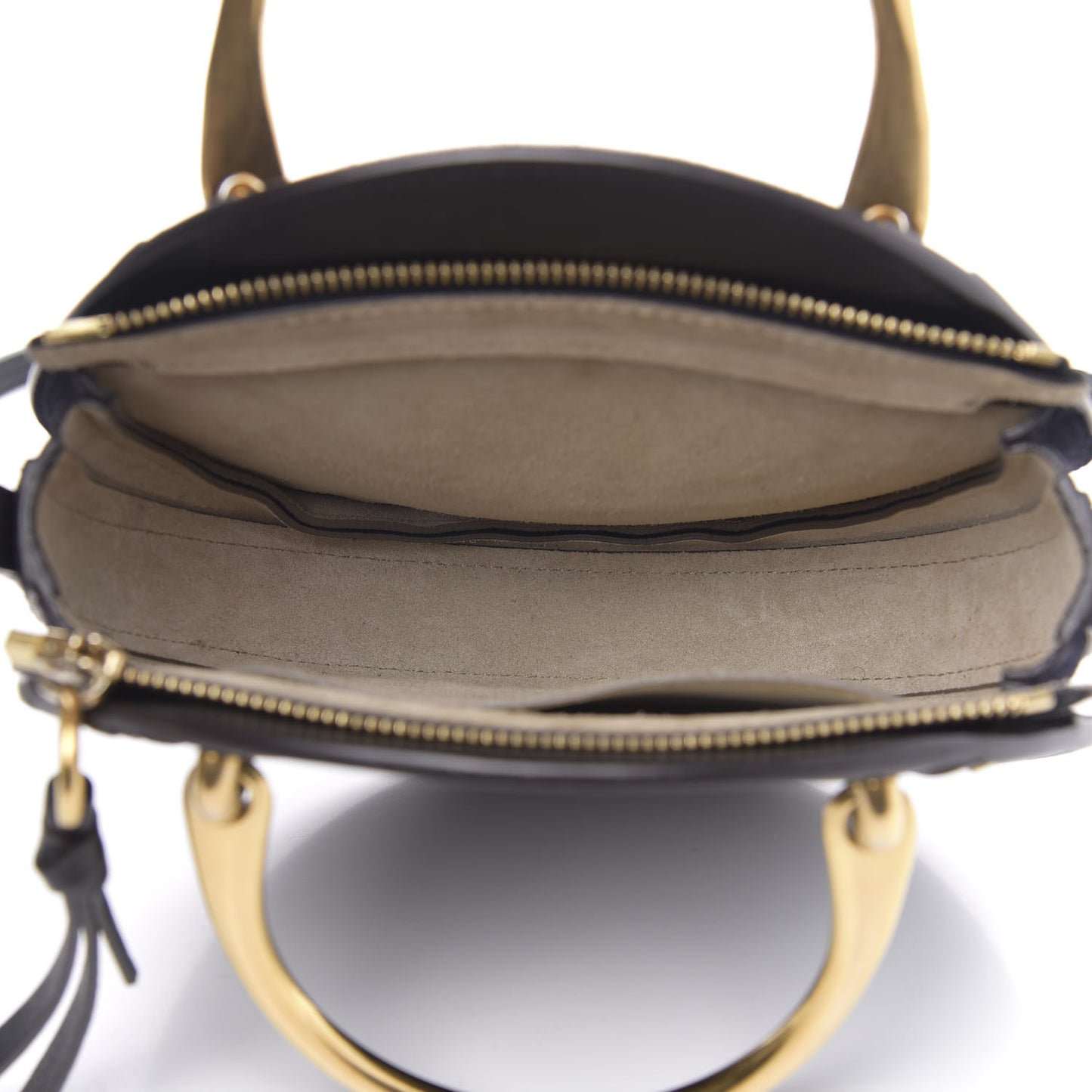 Calfskin Suede Small Pixie Bag Full Blue