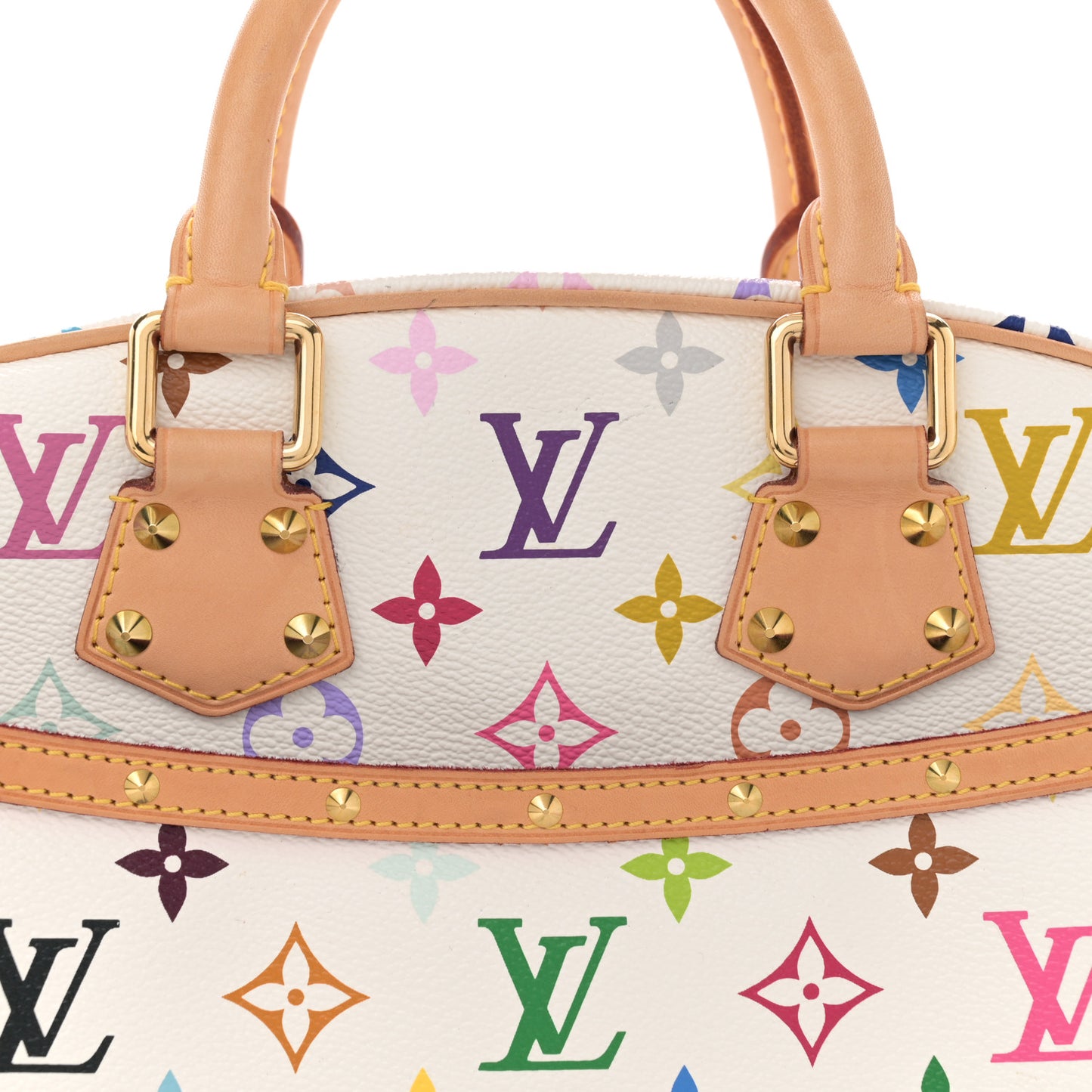 Monogram Multicolor Trouville White