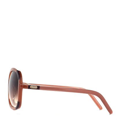 Chloe Oversized Sunglasses CL 2189 Burgundy Pink 3 of 7