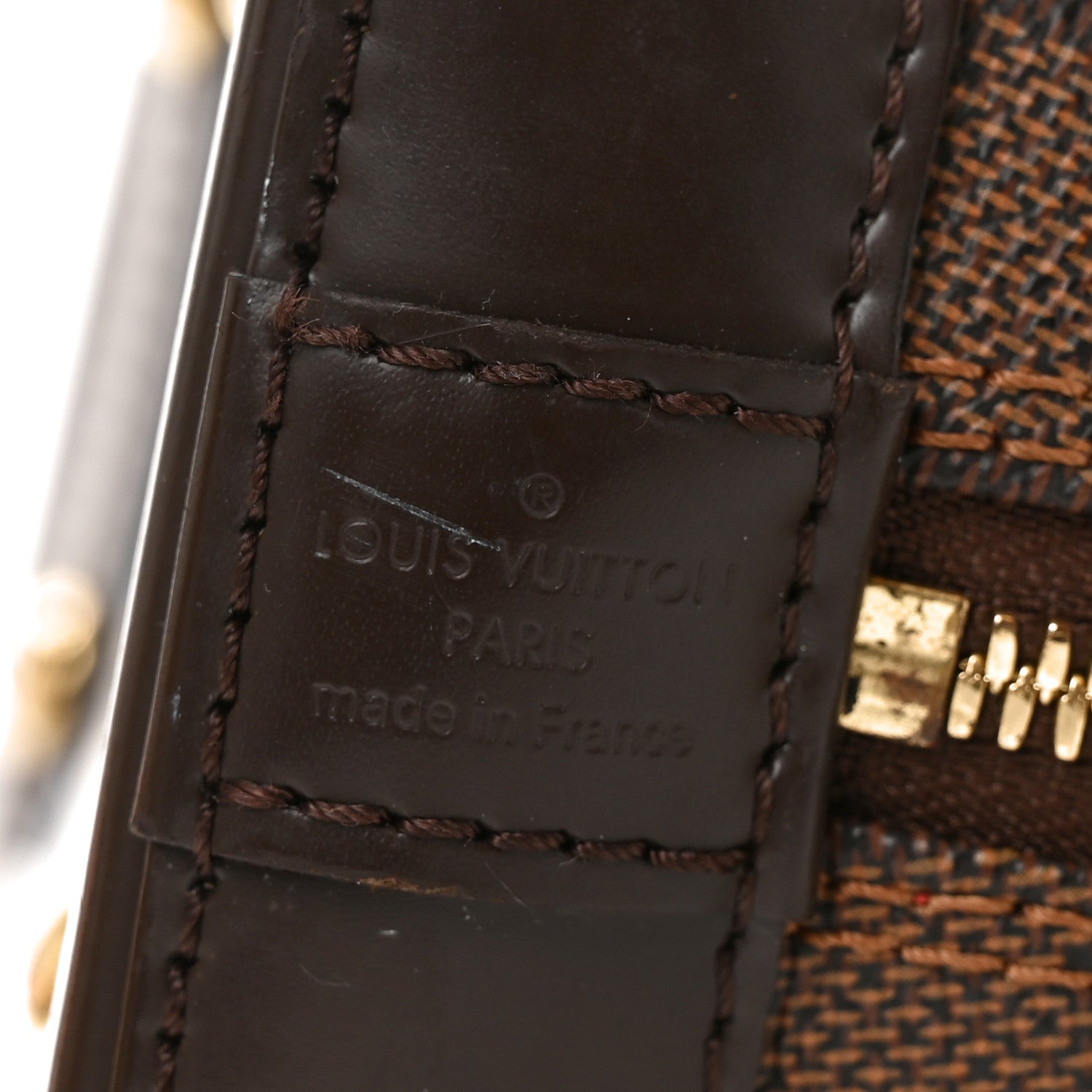 Louis Vuitton Damier Ebene Alma BB 6 of 9