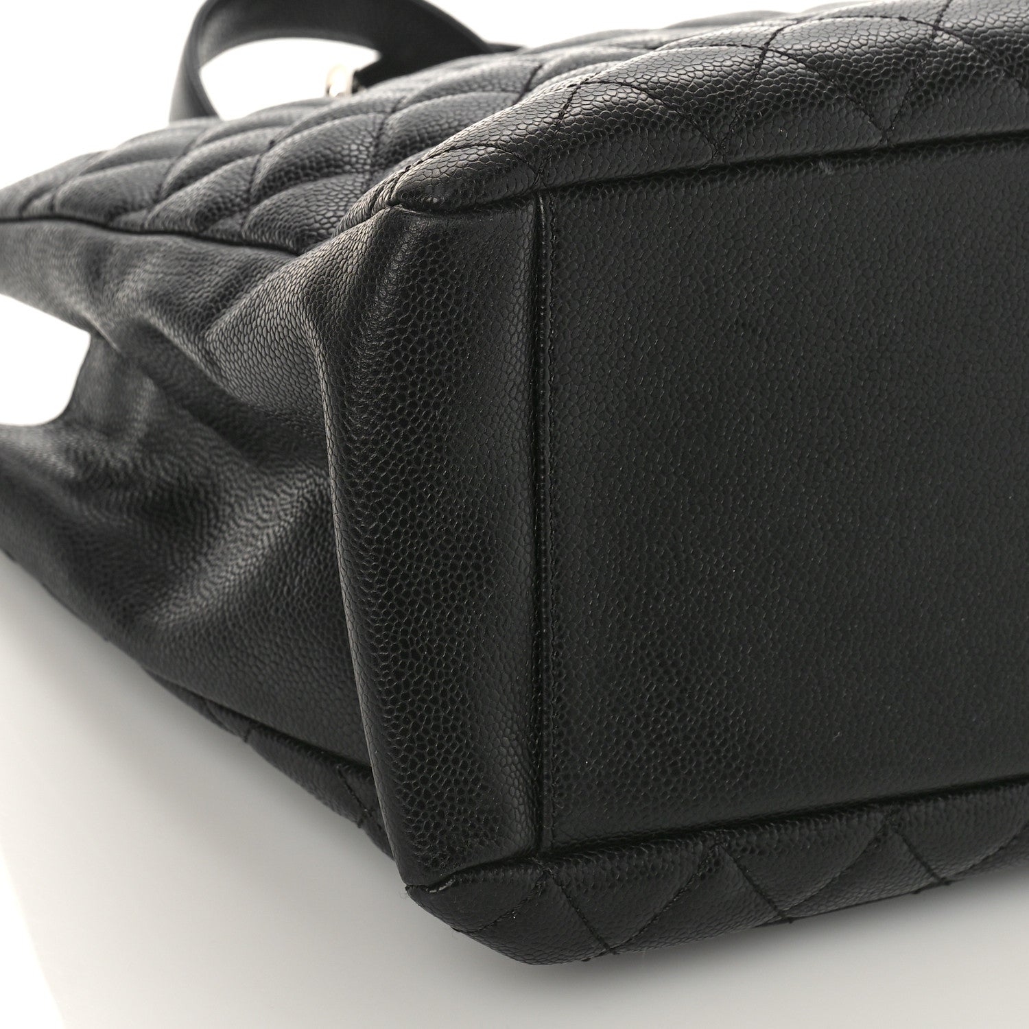 Chanel Caviar Quilted Grand Shopping Tote GST Black 9 of 10
