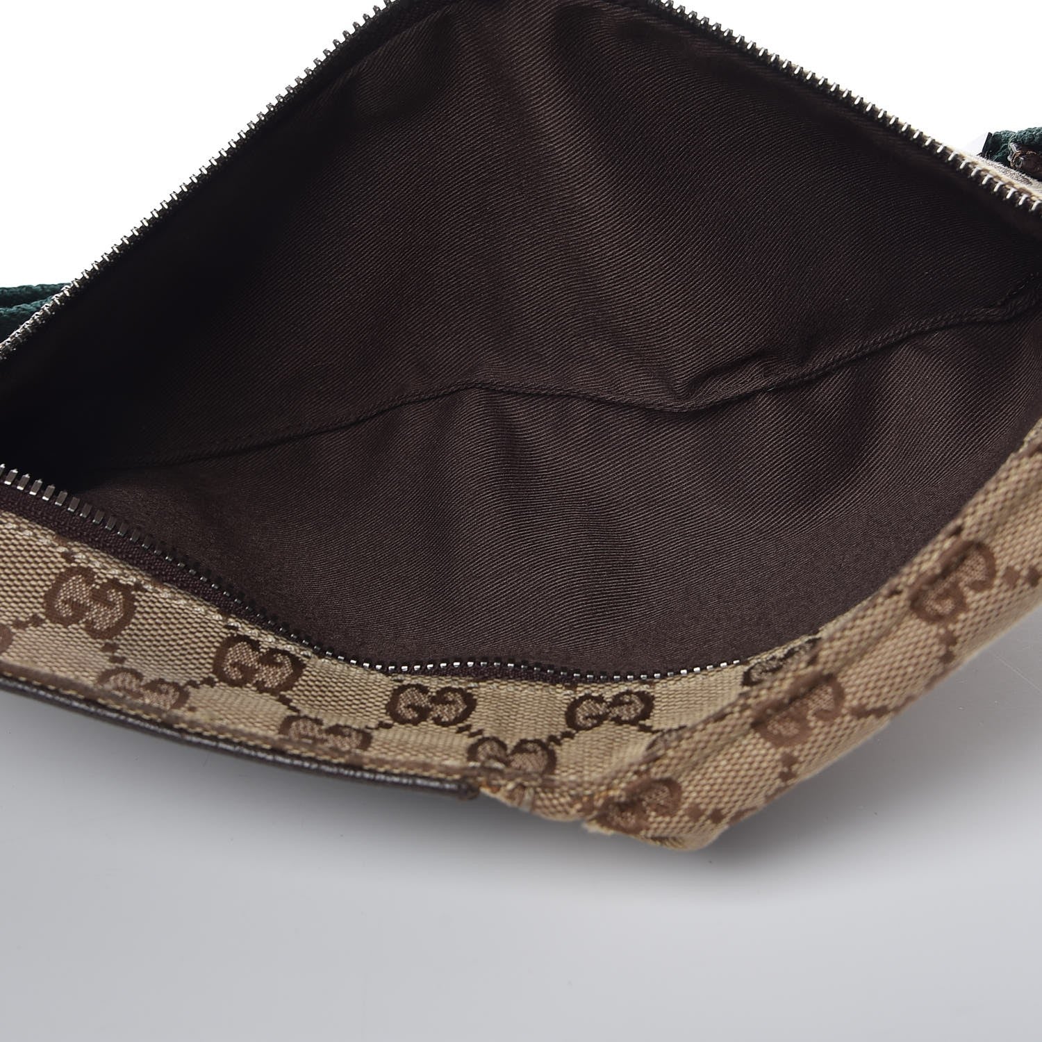 Gucci Monogram Web Belt Bag Dark Brown 5 of 8