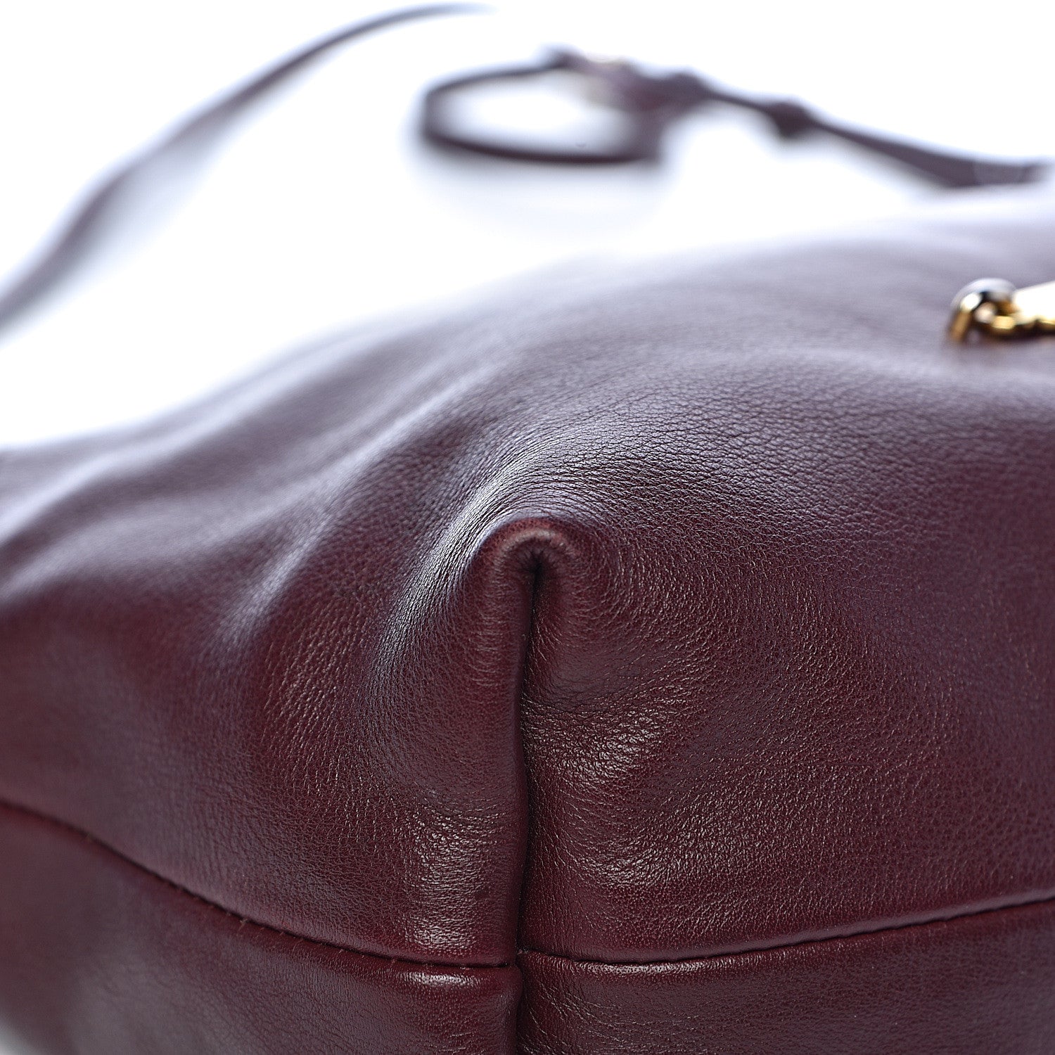 Burberry Calfskin House Check Little Crush Deep Claret 10 of 15